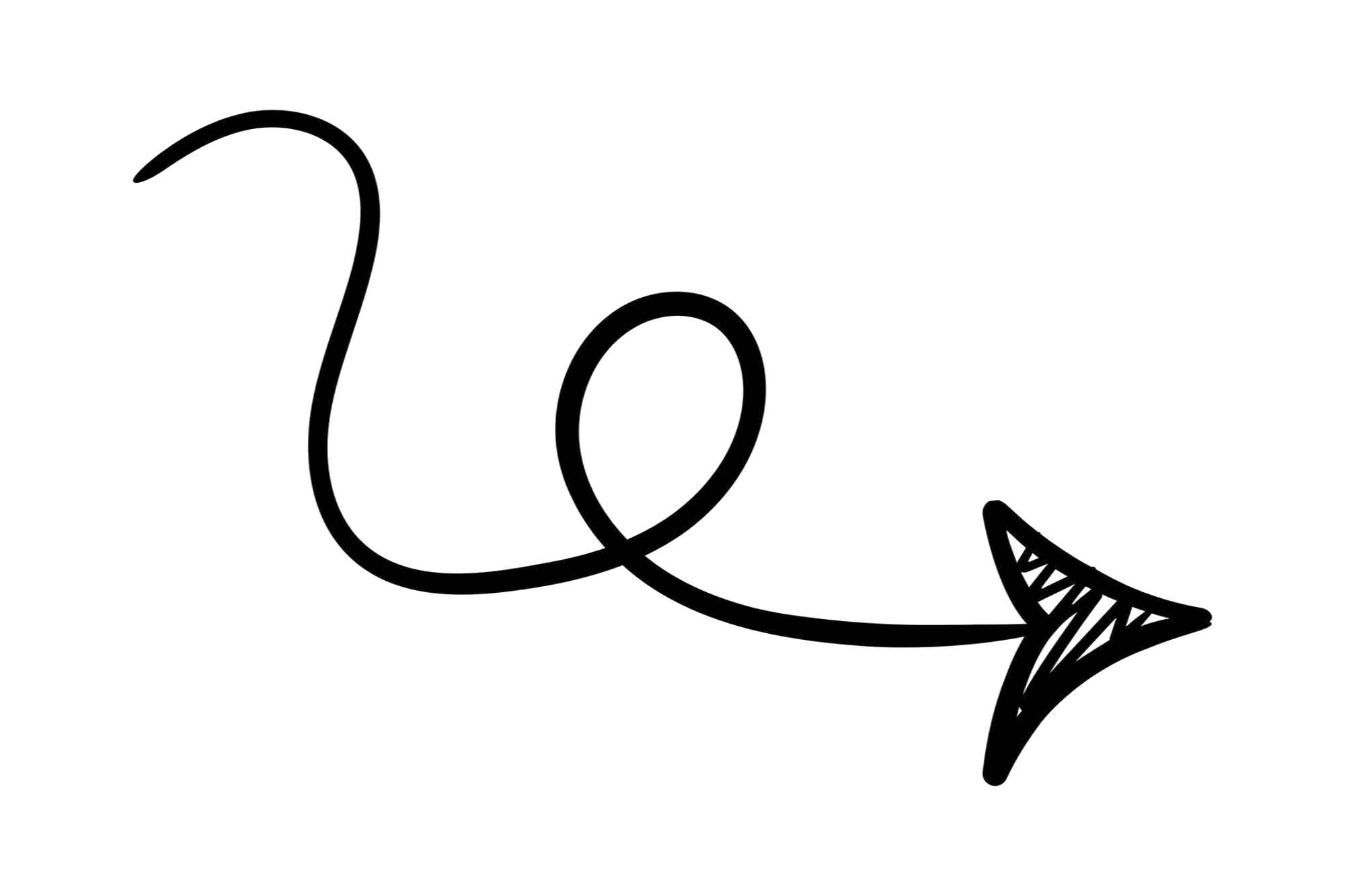 Flèche dessinée